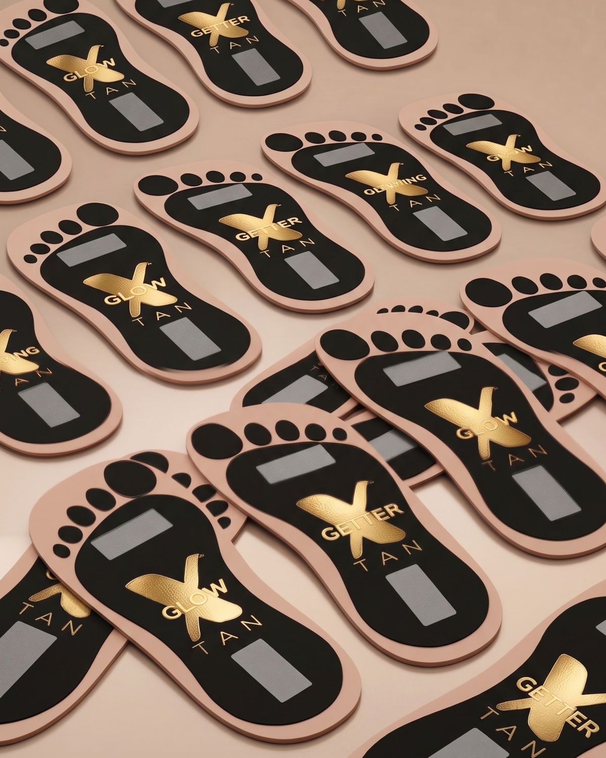 Stick On Feet for Spray Tanning - 25 Pairs