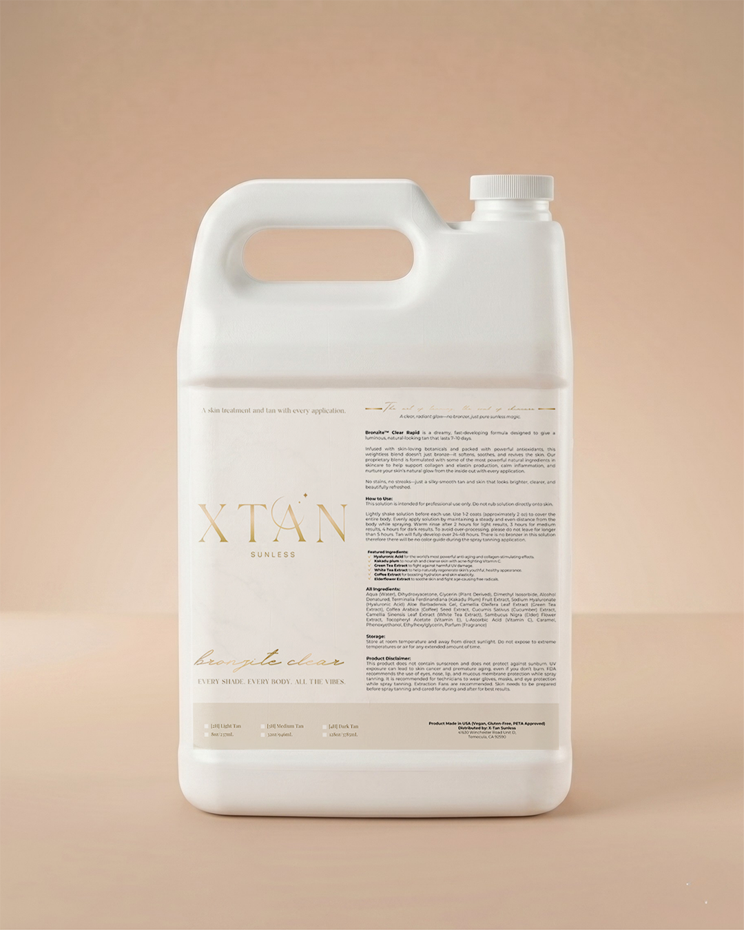 Bronzite™ Sunless - Clear Sunless Rapid Tanning Solution [Sweat Resistant]