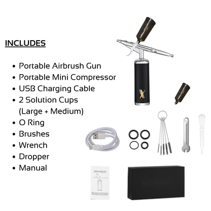 CLEARANCE Cordless Airbrush Gun For Contour Spray Tans - X - Tan Sunless