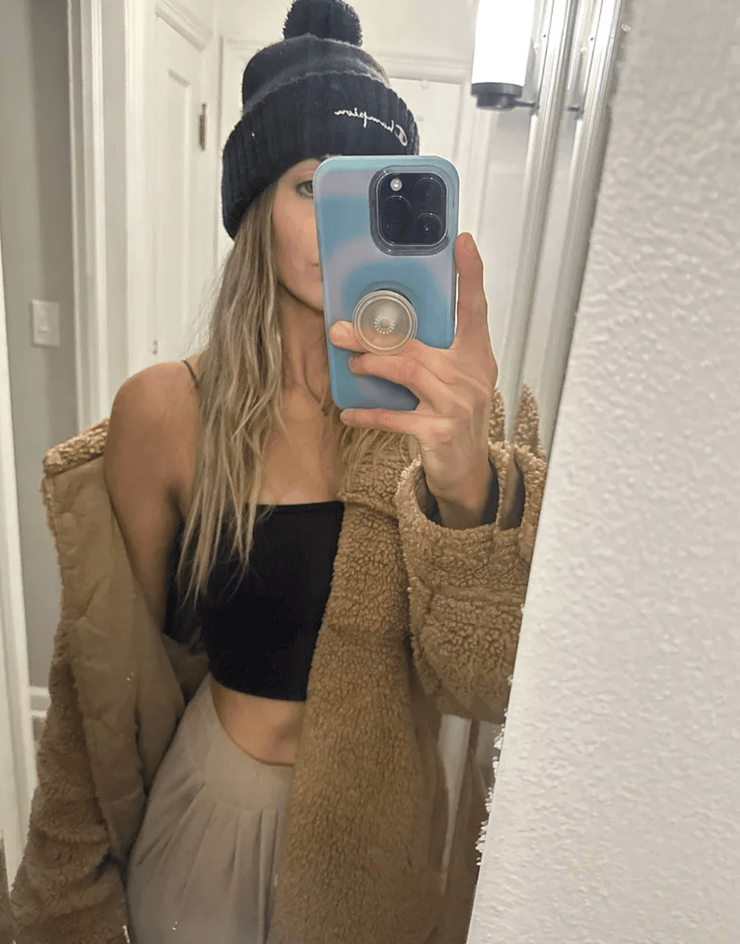 Spray tan results highlighting natural-looking color and smooth application