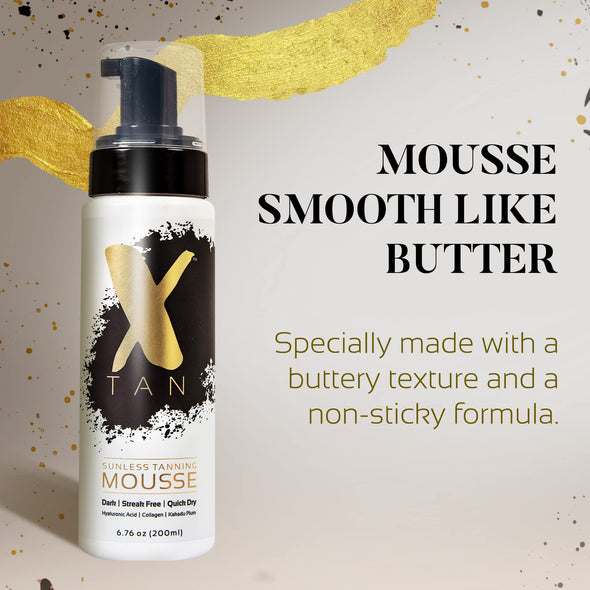 X-Tan Sunless Tanning Mousse - Wholesale - mousse - self tanner - self tanning - tanning mouse
