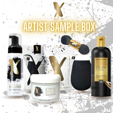 X-Tan Artist Sample Pack - best self tanner - best self tanning mousse - healthy spray tan - man mousse - mousse - Obsi