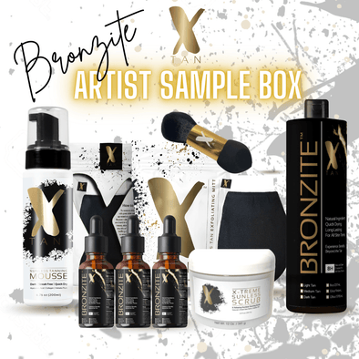 Bronzite™ Artist Sample Pack - best self tanner - best self tanning mousse - healthy spray tan - man mousse - mousse