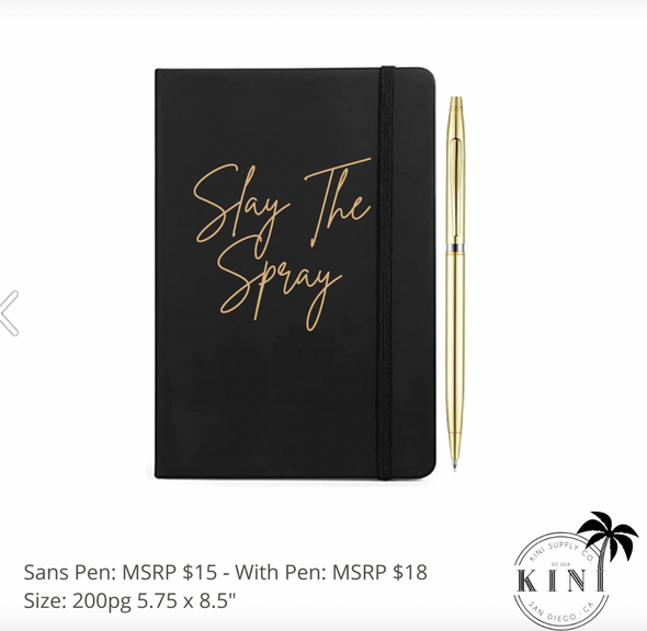 Slay the Spray Notebook Without Pen - 