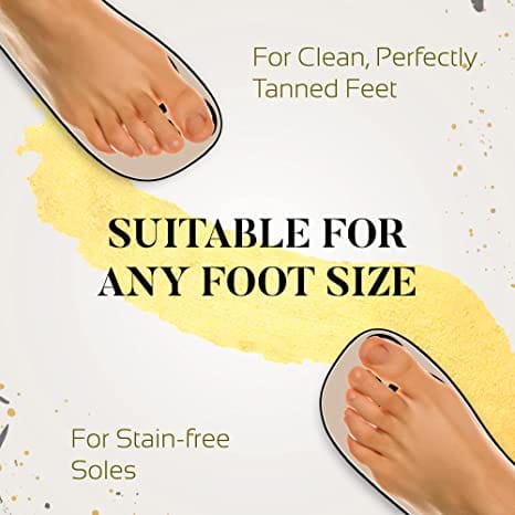 Stick On Feet for Spray Tanning - 25 Pairs - X - Tan Sunless