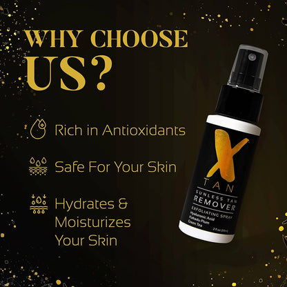 X - TAN 2oz Mini Sunless Tan Remover Spray - X - Tan Sunless